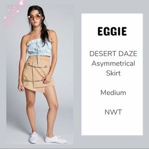 NWT | EGGIE Desert Daze Suedette Mini Skirt